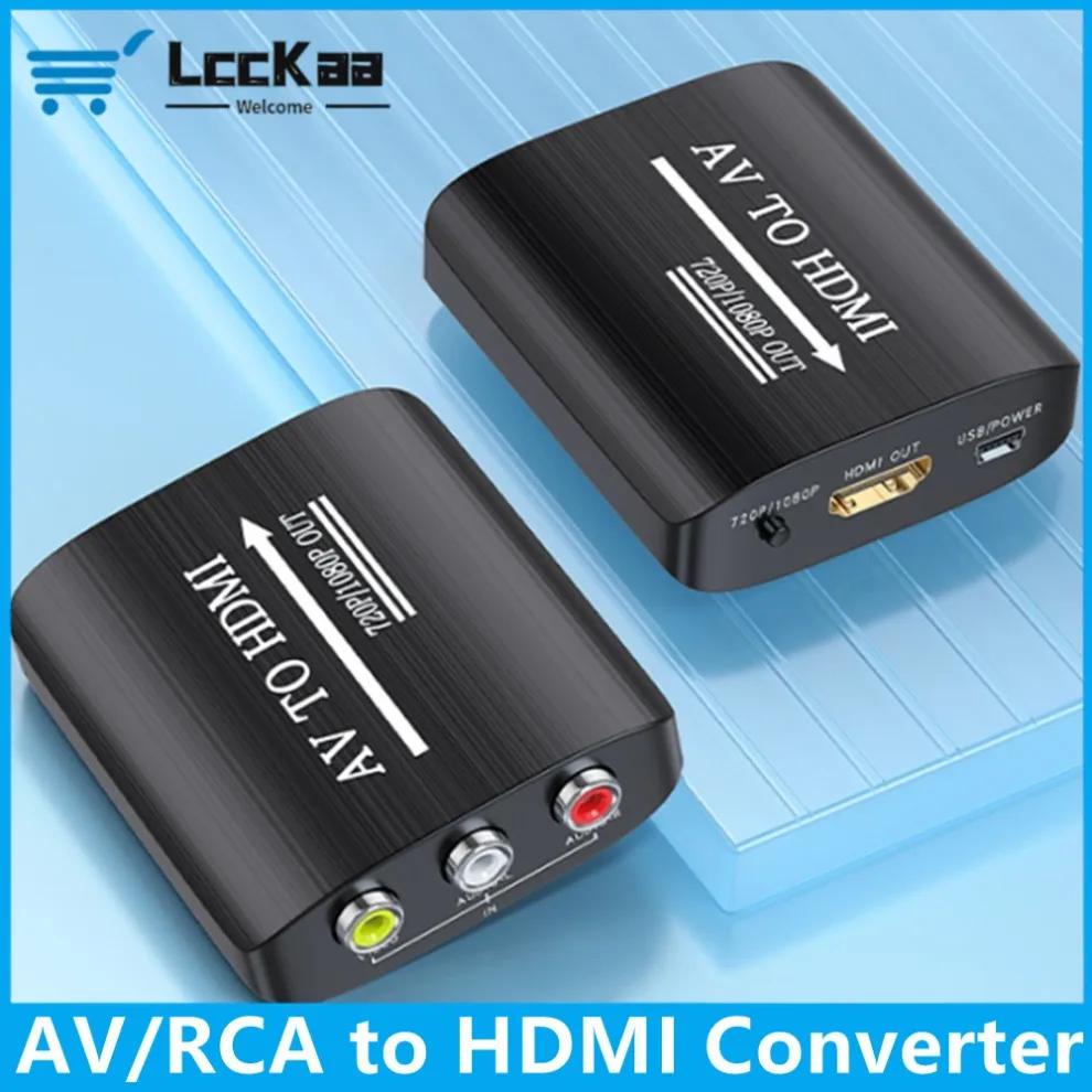 RCA to HDMI  AV to HDMI , Ʈ to HDMI , PS1/2/3 Xbox N64 WII VHS VCR 緹 DVD STB 